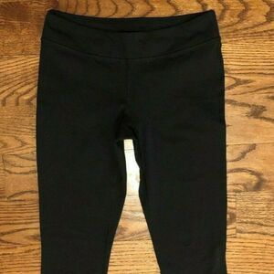 Lucy Black Workout Athletic Capri Pants Small